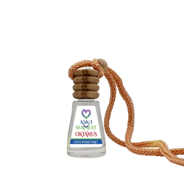 Aşk-ı Sermest Toptan Okyanus Oto / Araç Kokusu Piramit Şişe, 12 mL, 10 Adet ürün görseli 1
