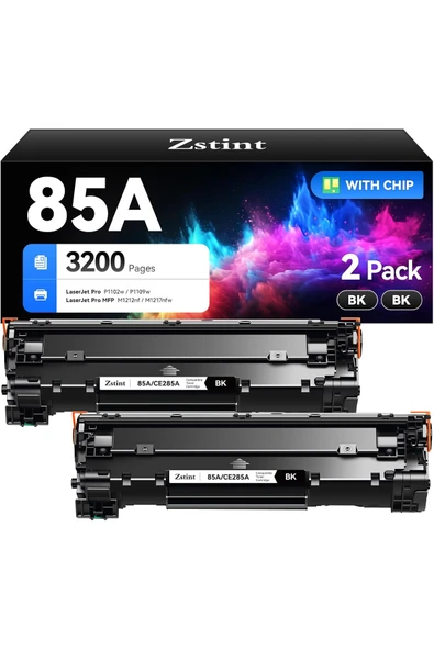 HP CE285A TONER LaserJet Pro MFP M1212nf M1217nfw P1102w P1109w P1102 P1109 M1212 M1217 LBP6000 MF3010 2ADET ürün görseli 1
