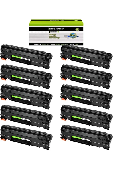 HP CF283A TONER YADE Laserjet Pro MFP M201dw M201n M225dn M225dw M225rd 10 ADET ürün görseli 1