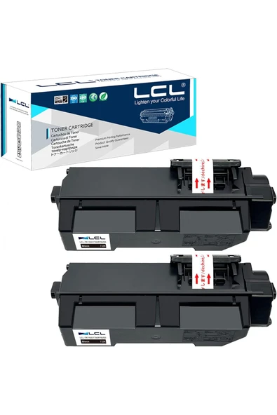 KYOCERA TK1160 TK-1162 1T02RY0US0 P2040DN P2040DW P2040 (2-Pack Black) ürün görseli 1