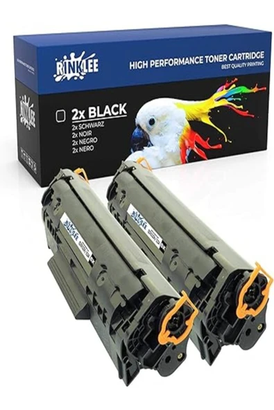 HP Q2612A Toner Laserjet 1010 1012 1015 1018 1020 1022 3010 3015 3020 3030 3050 3055 2 ADET ürün görseli 1