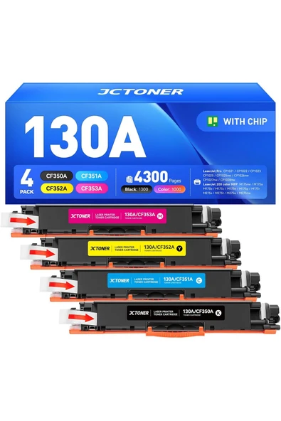 HP YA-DE BİLİŞİM Color Laserjet Pro MFP M176n M177fw Printer Ink M176 M177（Black Cyan Yellow Magenta） ürün görseli 1