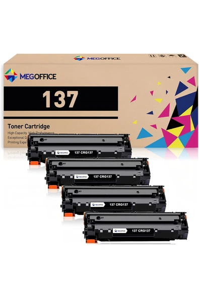 Canon 137/737 83A MF232w F242dw MF244dw MF247dw MF249dw MF240 MF230 MF210 ( 4-Pack ) ürün görseli 1