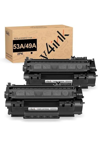 HP 49A/53A MUADİL 1320 1320n P2015dn P2015 P2015n 3390 3392 1160 P2014 M2727nf MFP (Black,2 Packs) ürün görseli 1