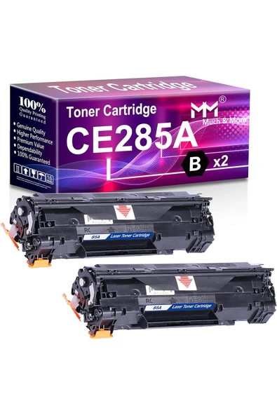 HP 85A TONER*YA-DE TONER* 285A to Used with P1102w P1109w M1212nf M1217nfw MFP Printer (2-Pack, Black ürün görseli 1