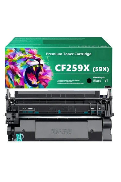 HP CF259X 59X Hp LaserJet Pro M405d, Pro M405dn yazıcı Uyumlu Çipli Muadil Toner 10.000 Sayfalık ürün görseli 1