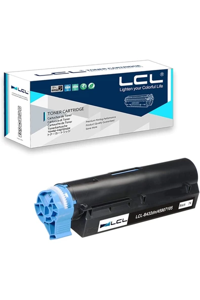 OKI B412dn B432dn B512 B512DN 45807101 45807105 7000 Pages MB472dnw MB492dn MB562dnw (1-Pack Black) ürün görseli 1