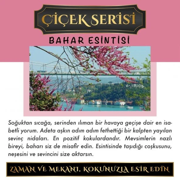 Aşk-ı Sermest Toptan Meczub Çiçek Serisi Bahar Esintisi Kokulu 10 x 8 ml Silindir Şişe Oto Kokusu ürün görseli 1