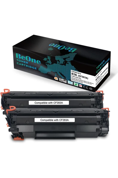 HP CF283A TONER LaserJet Pro M201dw MFP M225dn M225dw M125a M125nw MFP M127fn M127fp M127fs M127fw (2 Black) ürün görseli 1