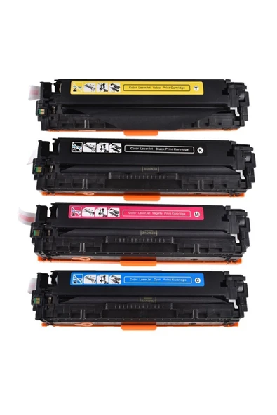 QUEEN CANON CRG-067 UYUMLU TONER SET CHİPLİ 4 RENK ürün görseli 1