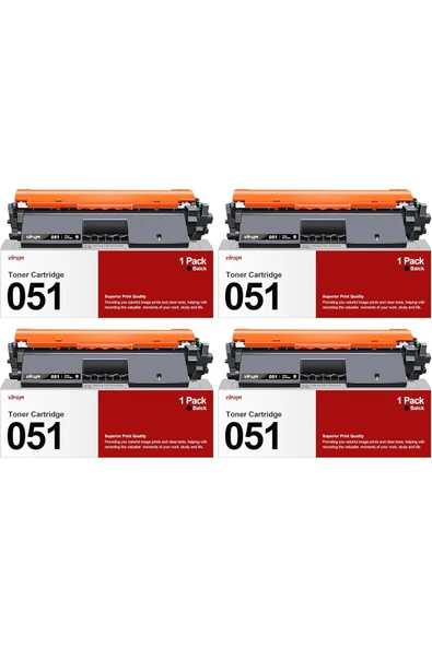 Canon MUADİL MF263dn MF264dw MF266dw MF267dw MF269dw LBP162dw LBP161dn Printer (Black, 4-Pack) ürün görseli 1