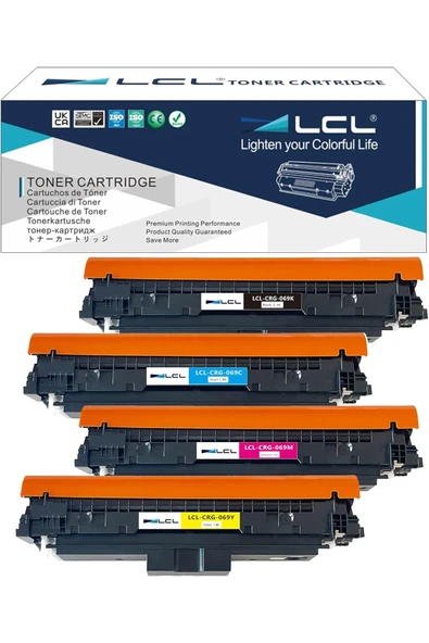 Canon 069 ÇİPLİ MUADİL  mf752cdw MF754Cdw LBP673Cdw MF751Cdw MF755Cdw MF756Cx LBP674Cdw LBP674Cx SET ürün görseli 1