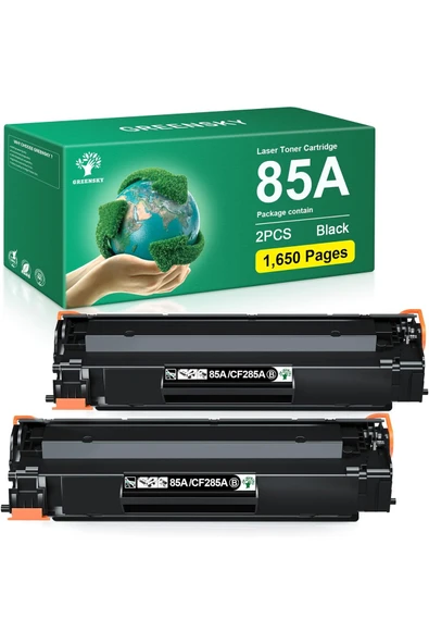 HP HP 85A CE285A HP85A/ HP Laserjet P1102W 1102W P1109W M1212NF MFP P1005 P1006 M1217NFW 2PCS ürün görseli 1