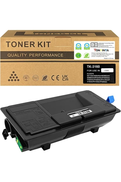 KYOCERA TK3160 MUADİL TONER 12500 SAYFA ürün görseli 1