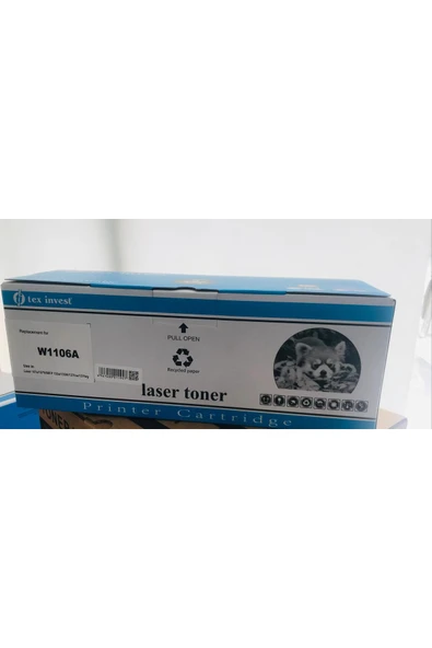 HP Hp Laser 107a 106a-w1106a Chipli Siyah Muadil Toner ürün görseli 1
