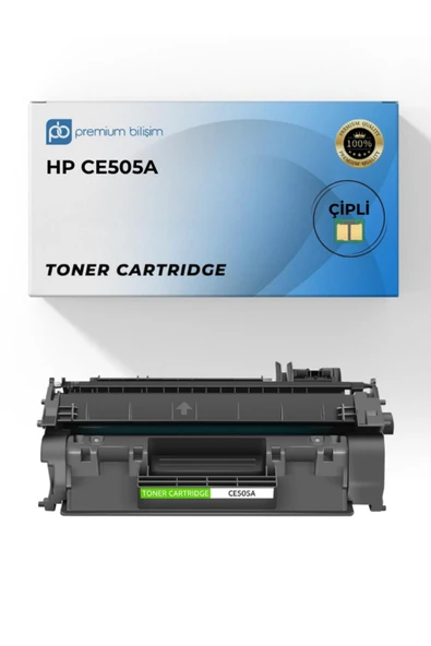 HP CE505A Muadil Toner - HP LaserJet P2030 P2035 P2035n P2055 P2055d P2055dn P2055x ürün görseli 1