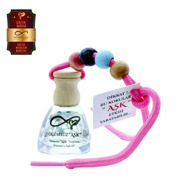 Aşk-ı Sermest Toptan Ölümsüz Aşk Çiçek Serisi Çiçek Bahçesi Kokulu 10 x 10 ml Üçgen Şişe Oto Kokusu ürün görseli 1
