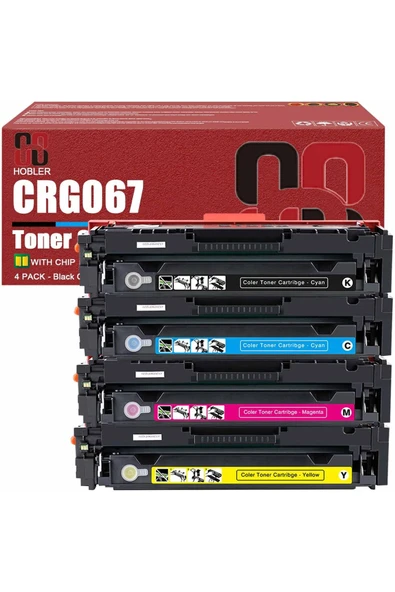 Canon CRG-067 Takım Muadil Toner /Uyumlu LBP-631CW - LBP-633CDW - MF-651CW - MF-655CDW - MF-655 -SET ürün görseli 1