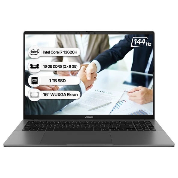 Vivobook S16 S3607VA-RP012 Intel Core i7-13620H 16GB 1TB SSD FreeDOS 16.0" Taşınabilir Bilgisayar ürün görseli 1