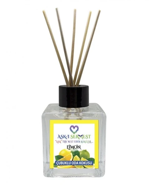 Aşk-ı Sermest Toptan Gioo Armantii Çiçek Aromalı Bambu Çubuklu Oda Kokusu Reed Diffuser Ortam Kokusu Parfüm,  Küp Şişe, 60 mL, 10 Adet ürün görseli 1
