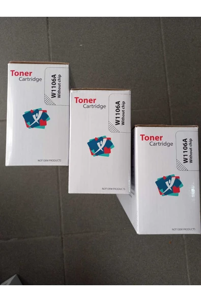 AKSEL HP 106A CHİPLİ MUADİL TONER 3 LÜ PAKET ürün görseli 1