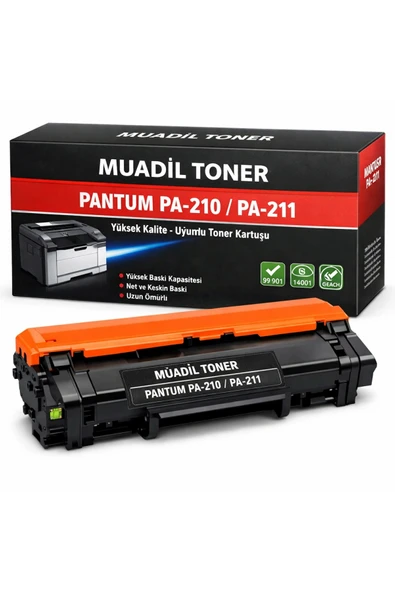 DTS Teknoloji Pantum PA-210/211 1600 Sayfa P2200/P2500/M6500/M6550/M6600 -Tüm Seriler Muadil Toner ürün görseli 1