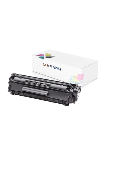 Hp Laserjet 1018 - Q2612a Uyumlu 2000 Syf Siyah Muadil Toner ürün görseli 1