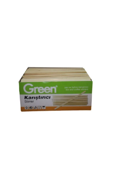 Karton Bardak Bamboo Çay  Kahve Karıştırıcı ürün görseli 1