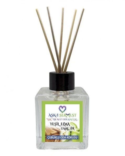 Aşk-ı Sermest Toptan Onee Millionn Çiçek Aromalı Bambu Çubuklu Oda Kokusu Reed Diffuser Ortam Kokusu Parfüm,  Küp Şişe, 60 mL, 10 Adet ürün görseli 1