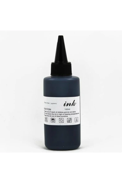 Hp-Canon-Epson Uyumlu Muadil Siyah Mürekkep 100 ML ürün görseli 1