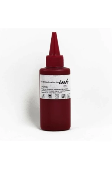 Hp-Canon-Epson Uyumlu Muadil Kırmızı Mürekkep 100 ML ürün görseli 1