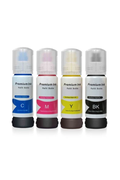 EPSON EcoTank L5296 103 UYUMLU MUADİL MÜREKKEP SETİ 4 RENK X 70ML ürün görseli 1