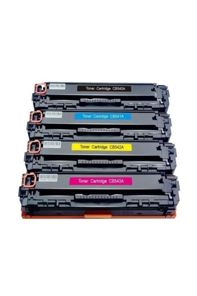 Hp 125a Cb540-41-42-43 Komple Set (cmyk) Muadil Toner ürün görseli 1