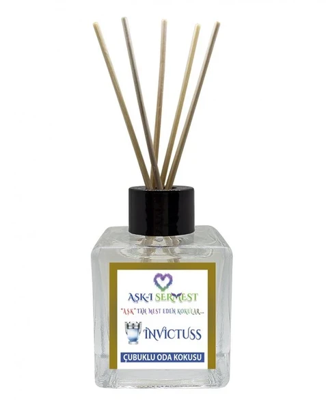 Aşk-ı Sermest Toptan Limon Aromalı Bambu Çubuklu Oda Kokusu Reed Diffuser Ortam Kokusu Parfüm,  Küp Şişe,  120 mL, 3 Adet ürün görseli 1