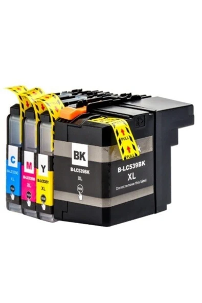 Printpen Brother Lc535xl-539xl Dcp-j105 4 Renk Takım Set ürün görseli 1