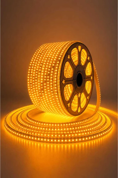 Ookayled 220V Şerit led Amber 100m ürün görseli 1