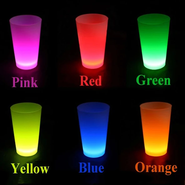 Neon Parti Glow Bardak 1.5 oz Karışık Renk 1 Adet Tekli ürün görseli 1
