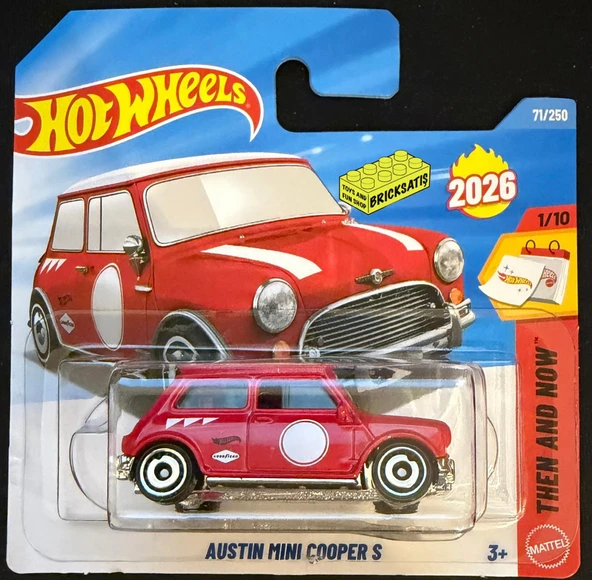 Hot Wheels Tekli Arabalar Austin Mini Cooper S JJK94 (Then And Now) ürün görseli 1