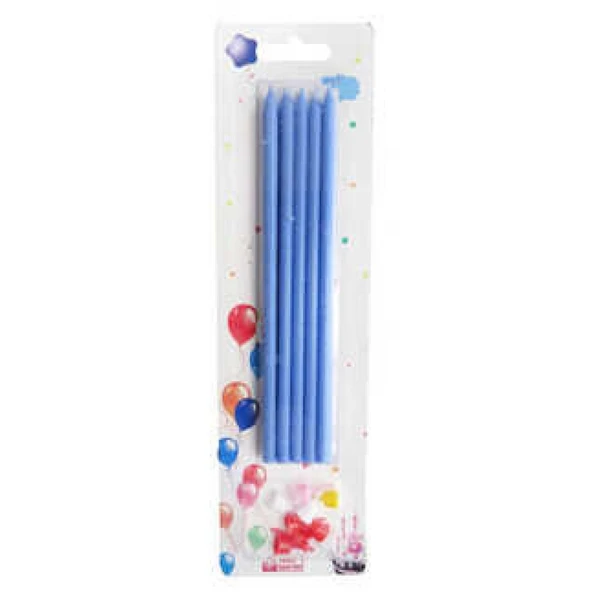 Mum Pastel 15 cm Mavi 10'li ürün görseli 1