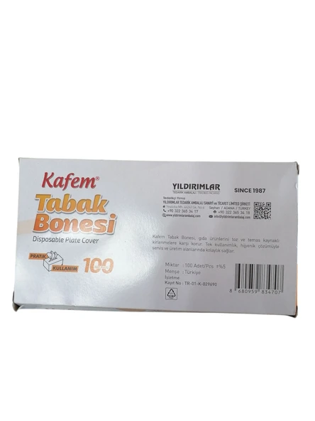 Kafem Tabak Bonesi 100 Adet - Resim 2