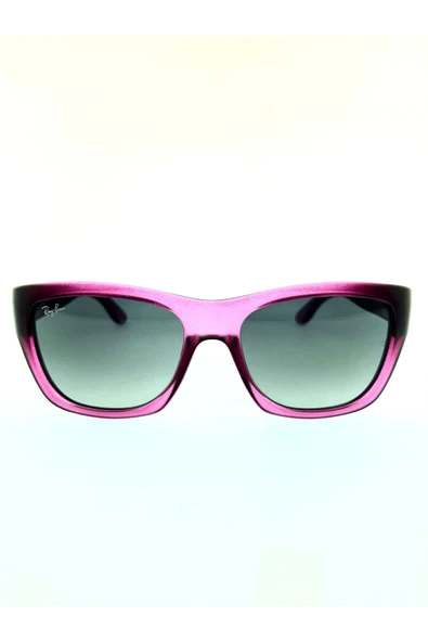Ray-Ban Rb 4194 6029/71 53-17 Unisex Güneş Gözlüğü Füme Degrade Cam, Dalgalı Mor Kemik Çerçeveli ürün görseli 1