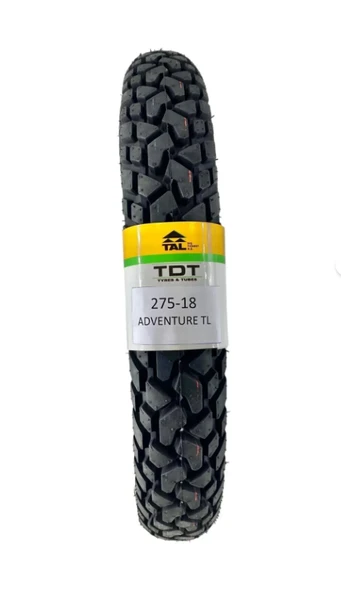 275-18 (TUBELESS - DUBLEKS) MOTOSİKLET LASTİĞİ ADVENTURE ürün görseli 1