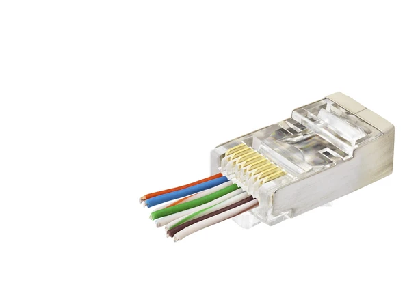 Cat6E Ez Rj45 Metal Konnektör 100 Adet Plastik Kutu - Şeffaf ND2423 ürün görseli 1