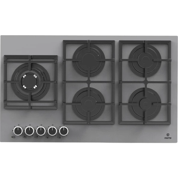 Narte NT-CG30090S Ankastre Ocak, Gri Renk, 90 cm ürün görseli 1