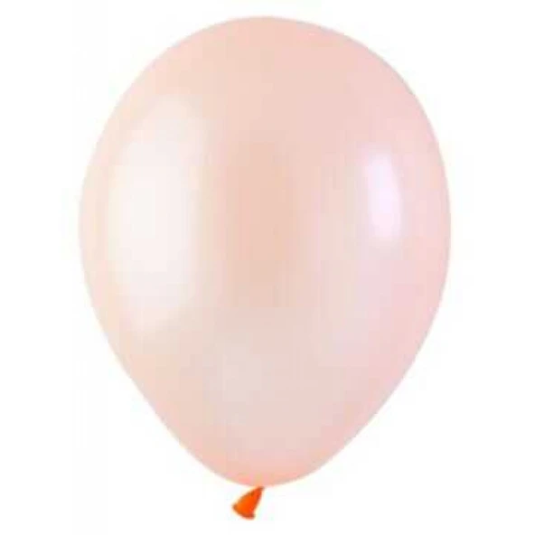 Balon Düz Neon Fosforlu 5 inç Turuncu 100'lü ürün görseli 1