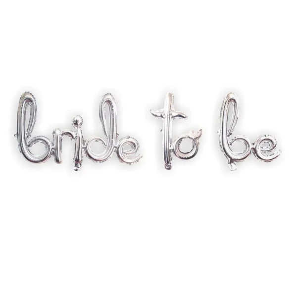 Gümüş İmza Bride To Be Folyo Balon ürün görseli 1