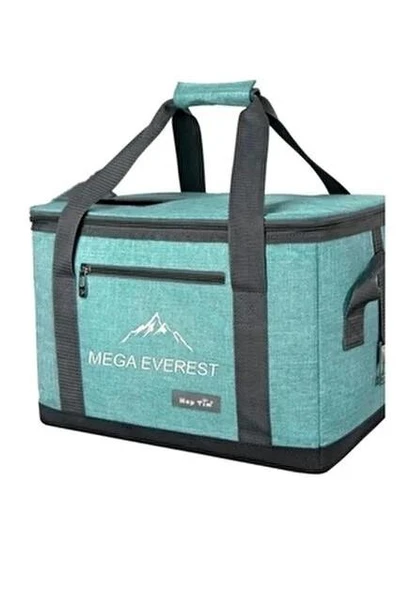 Mega Everest 40 Litre Termos Çanta Buzluk Soğutucu Çanta Piknik Çantası Yeşil ürün görseli 1