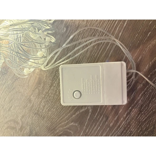 2 x 2 Perde Led 192 Led Sarı Işık MZ-14-6 - Resim 2
