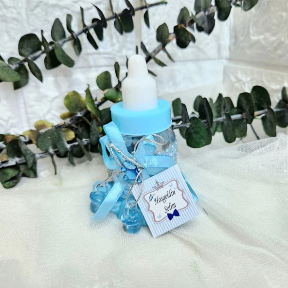 10 Adet Biberon Erkek Bebek Şekeri ürün görseli 1