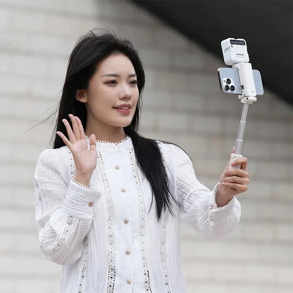 Ulanzi Jj02 Extendable Telefon Tripod Grip Beyaz - Resim 8